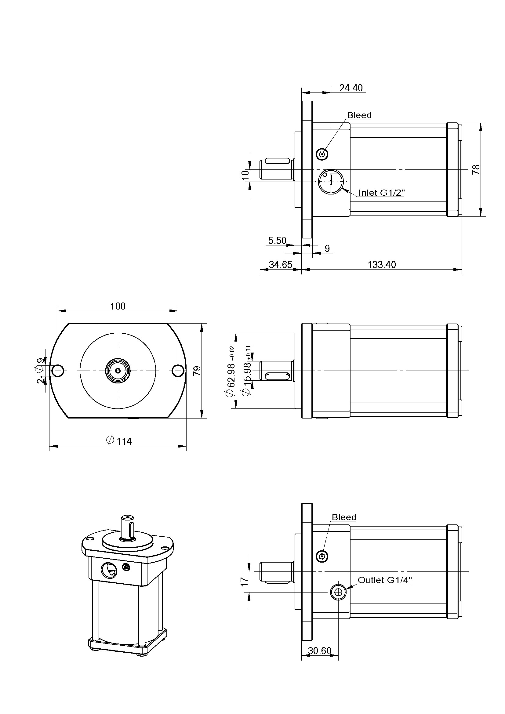 Water High Pressure Pump HPA26.3 AWS HYDRO